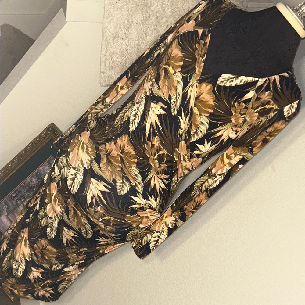 Missy Patterned Long Sleeve Top